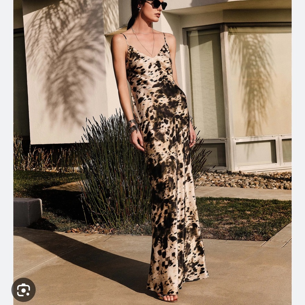 L’AGENCE silk slip dress NWT